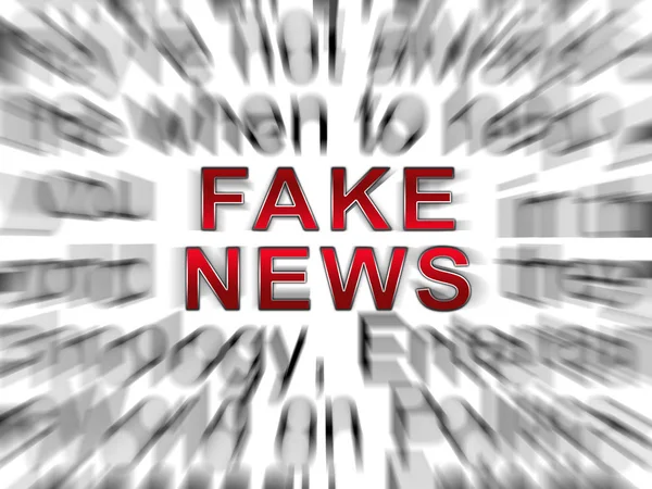 Fake News Online Significa Desinformação Mentiras Informação Farsa Política Nos — Fotografia de Stock