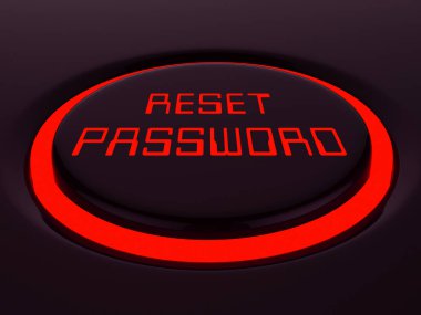 Pc güvenliğini yeniden yapmak için parola düğmesini Sıfırla. Bilgisayar - 3d çizim güvenliğini sağlamak için yeni kodu