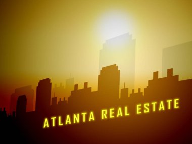 Atlanta Emlak şehir Emlak Konut 3d Il satın gösterir