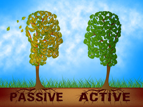 Active Versus Passive Heads Represent Proactive Strategy 3d Illu