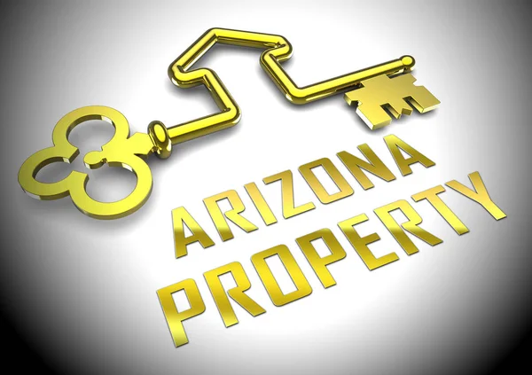 Arizona nieruchomości klucz pokazuje Właściwość Poitou w Usa 3 — Zdjęcie stockowe
