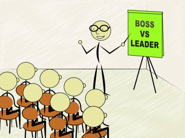 Yönetme daha iyi bir takım lider patron Vs lider öğretmen anlamına gelir