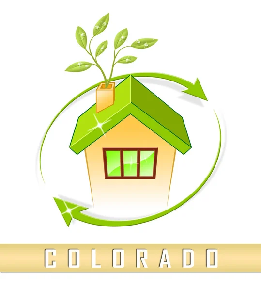 Colorado Property House représente l'immobilier ou l'achat Inv — Photo