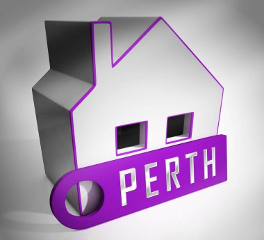 Perth banliyöleri anahtar gösteren mülk satın alma bir Avustralya City 