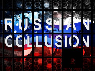 Collusion Report Jail Showing Russian Conspiracy Or Criminal Col clipart