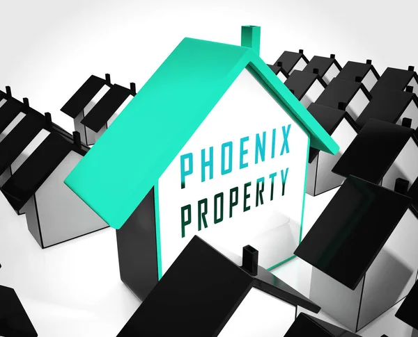 Phoenix Real Estate Icono que representa la propiedad de Arizona en venta - 3 — Foto de Stock