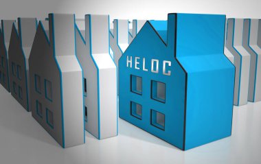 Sermaye yayın F temsil kredi sembolü Home Equity Line