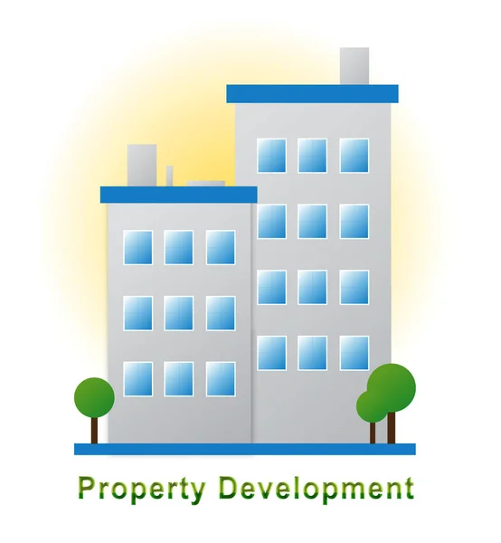 Fastighets utveckling Australian Building betyder fastigheter CONST — Stockfoto