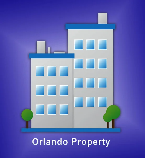 Orlando Home nieruchomości budynek przedstawia Florida Realty i Ren — Zdjęcie stockowe