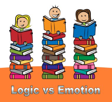 His VERSUS Logic kitaplar o arasındaki farkı gösterir