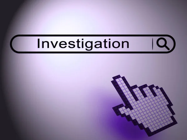 Criminal Investigation Search Showing Crime Detection Of Legal O — Stock Photo, Image