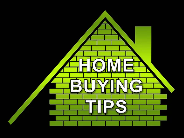 House Buying Tips Icon Depicts Assistance Purchasing Residential