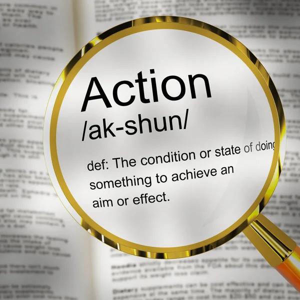 Ikona koncepcji działania oznacza motywację i pilność, aby przenieść — Zdjęcie stockowe