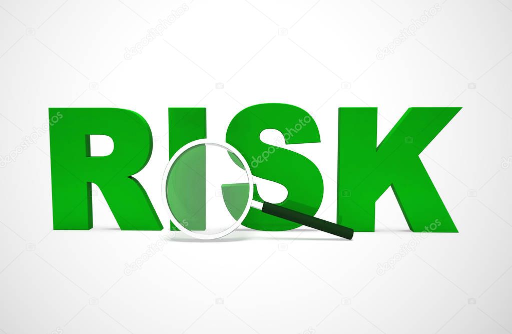Risk management icon concept means mitigating against danger and
