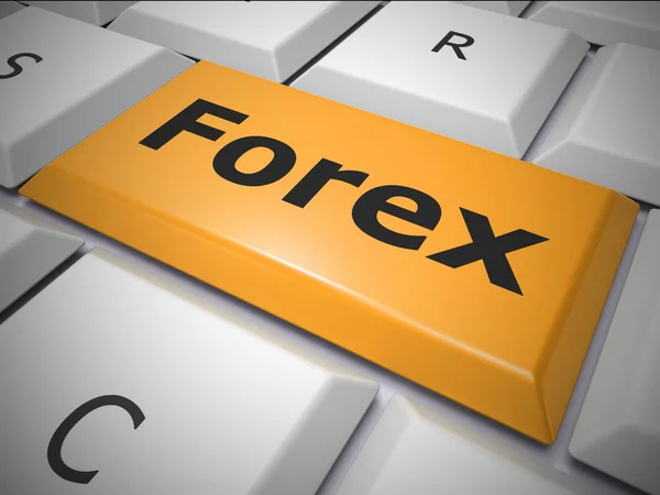 Moedas cambiais Forex significa moeda de negociação ou, por conseguinte — Fotografia de Stock