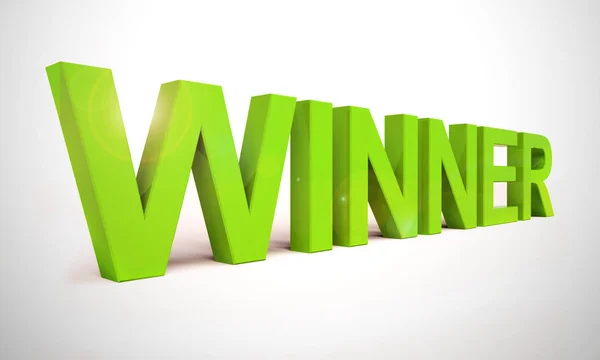 Win or winner concept icon means to Have Victory in a competitio — Stock Photo, Image