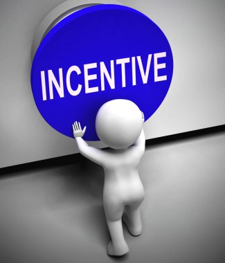 Teşvik kavramı simgesi Baştan çıkarma yoluyla teşvik vermek anlamına gelir