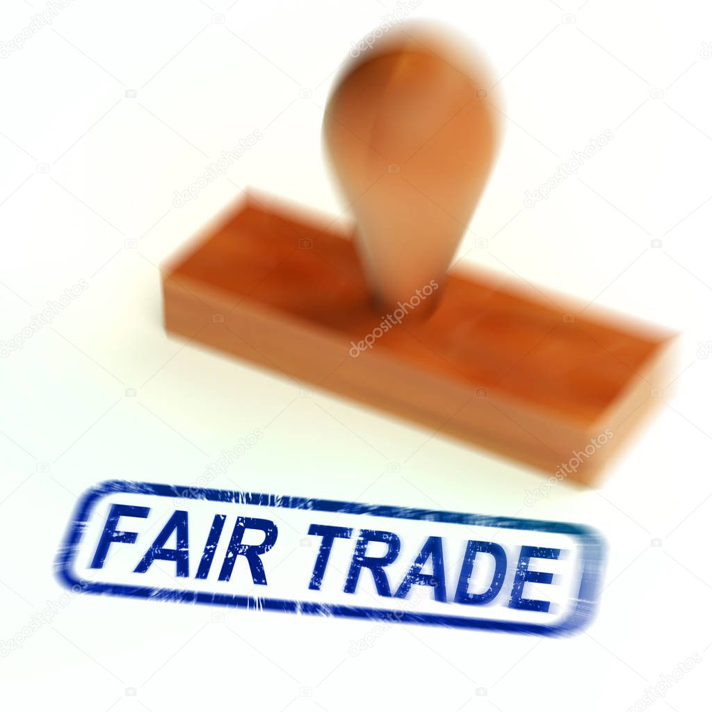 Fairtrade concept icon means equitable dealings with suppliers -