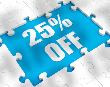 %25 indirim indirimi% 25 daha az pric gösteren kapalı yüzde 25