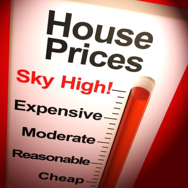Ev fiyatları gök-yüksek rea overpriced veya fahiş maliyet anlamına gelir