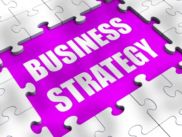 Business strategy or stratagem is important for corporate growth — Stock Photo, Image