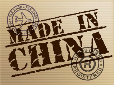 Made in China damgası üretilen veya imal Çin ürünleri gösterir