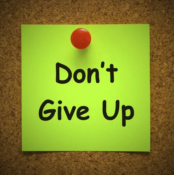 Don\'t give up expression shows sustaining against all odds - 3d