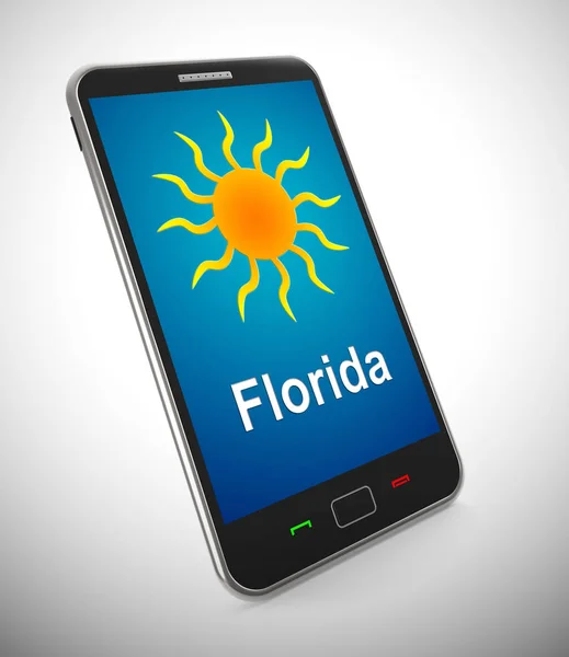 Florida tempo soleggiato significa una grande giornata sulla spiaggia per l'ocea — Foto Stock