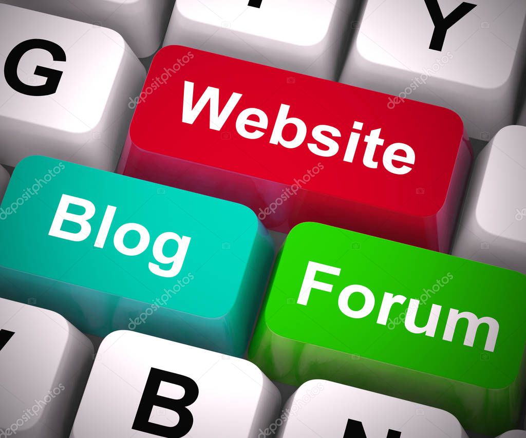 Website blog or forum the choice of promoting products on the in