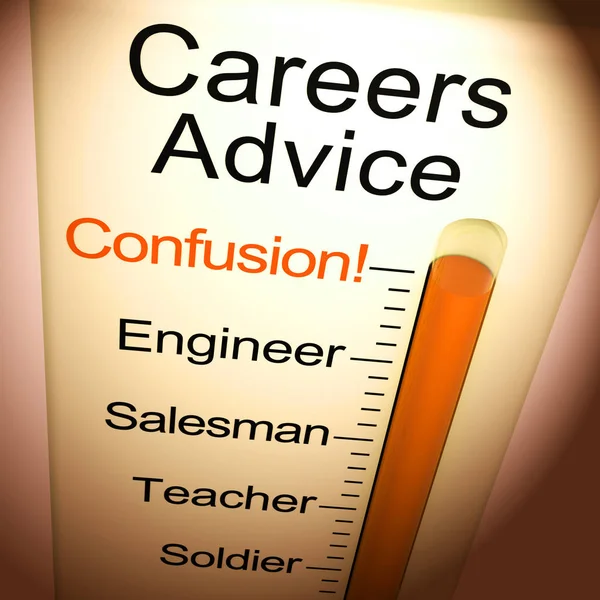 Careers advice and guidance on vocation or occupation - 3d illus — Stock Photo, Image