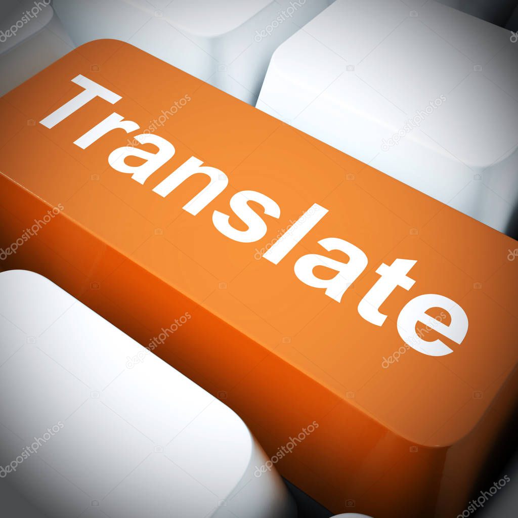 Translate concept icon means changing language in text or conver