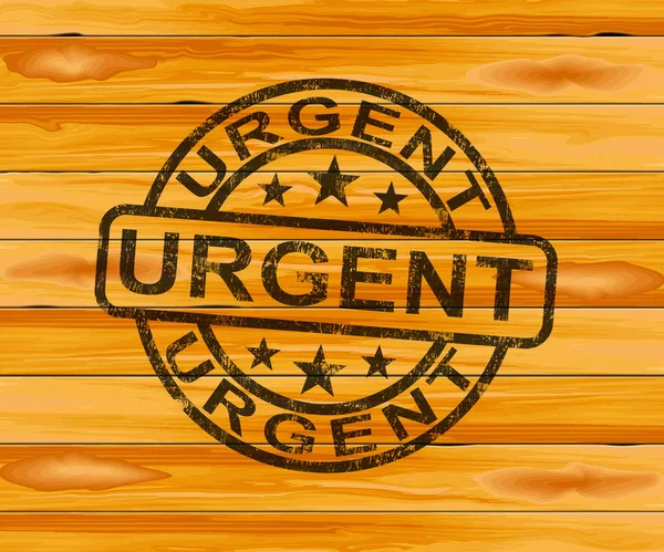 Icône de concept urgent signifie important important et essentiel  - — Photo