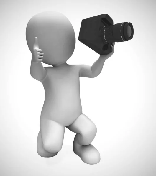 Photography with a DSLR camera and professional equipment includ — Stock Photo, Image