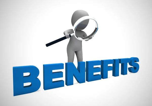 Benefits or perks concept icon showing subsidies and assistance Stock Picture