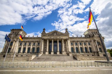 Berlin, Almanya'da Alman hükümetinin (Reichstag) bina