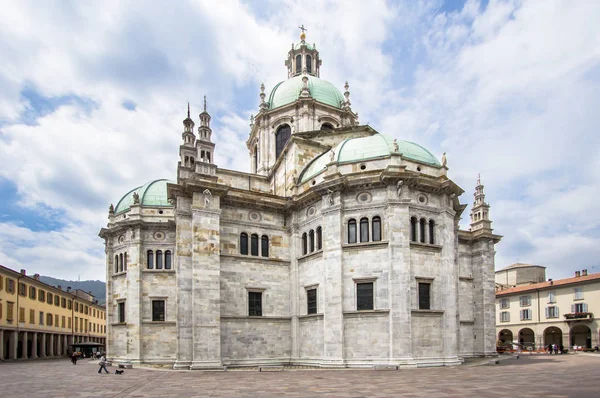 Duomo Medievale Como Sul Lago Como Lombardia — Foto Stock