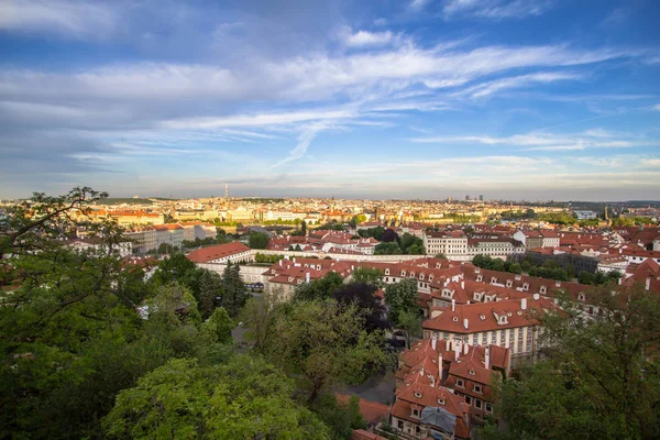 Görünüm Prag üzerinden Petrin Hill, Çek Cumhuriyeti