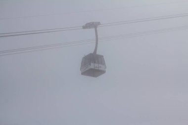 Teleferik Saas-Fee dağ Kayak tatil