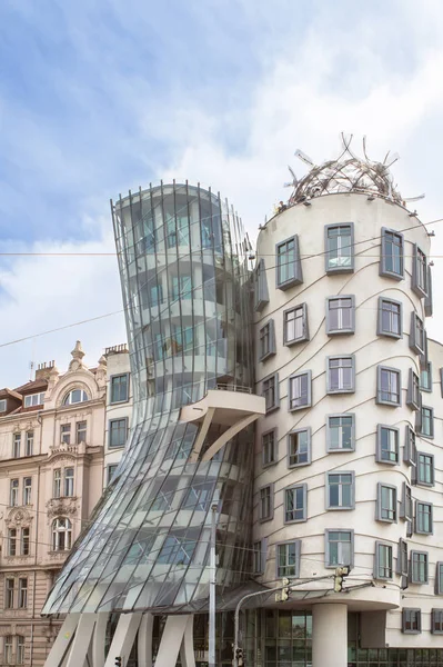 Dansende Huis Fred Gember Gebouw Het Centrum Van Praag Tsjechië — Stockfoto