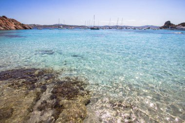 Cala Corsara, Maddalena adalar Sardunya Adası, İtalya