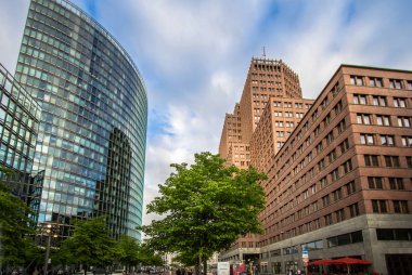 Berlin şehri, Potsdamer platz finans bölgesine, Almanya bina