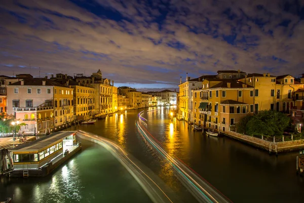 Canal Grande Ponte Accademia Veneza Itália — Fotografia de Stock