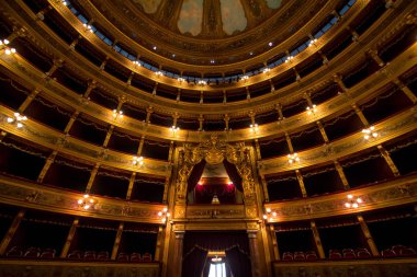 Ünlü Teatro Massimo Palermo, Sicilya, İtalya