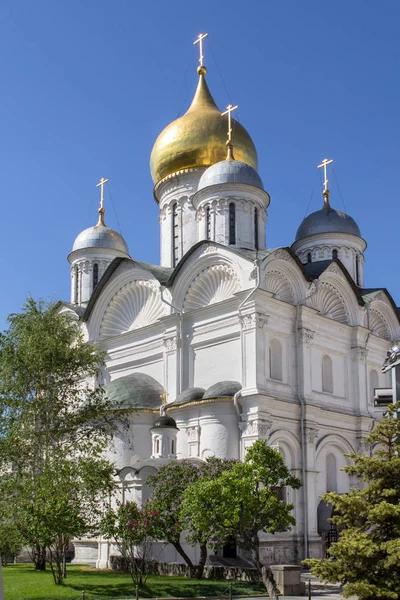 Vista Plaza Catedral Del Kremlin Moscú Rusia — Foto de Stock