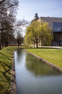 Bavyera Eyalet Başbakanlık binası (Bayerische Staatskanzlei), Hofgarten, Münih, Almanya