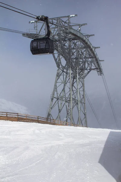 Die Seilbahn Sölden Österreich — Stockfoto