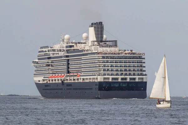 Crociera Lusso Nave Sul Mare Kiel Germania — Foto Stock