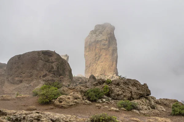 Roque Nublo Sull Isola Gran Canaria Spagna — Foto Stock