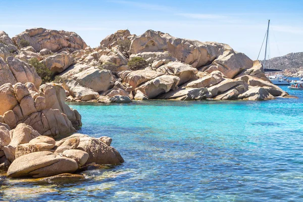Spiaggia Cala Coticcio Sull Isola Caprera Sardegna — Foto Stock