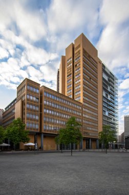 Berlin şehri, Potsdamer platz finans bölgesine, Almanya bina